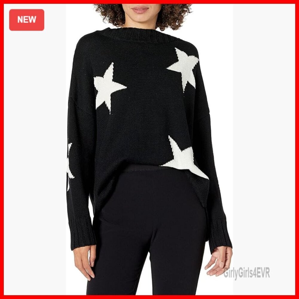 Long Sleeve Graphic Pullover Sweater, Boxy Fit, Crewneck, Y2K Style